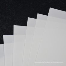 Factory supply Flat Frosted white PVC sheet